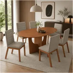 MUEBLES 2020 - Comedor Komodo 6 Puestos