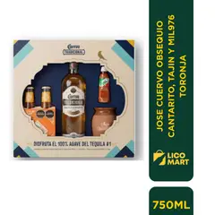 JOSE CUERVO - TEQUILA TRADICIONAL 750 ML OBSEQIO CANTARITO, TAJIN Y MIL976 TORONJA
