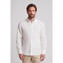 JON SONEN - Camisa ml lino JS 010225026