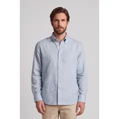 JON SONEN - Camisa ml lino JS 010225026