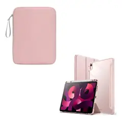 GENERICO - ESTUCHE SMART CASE CRISTAL PARA TABLET XIAOMI REDMI PAD 7 / 7 PRO + FUNDA PARA TABLET ROSA