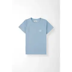 TENNIS - Camiseta fit recto con mini grafico en azul cielo para mujer
