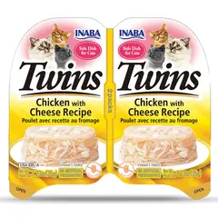 INABA - Alimento Humedo Cat - Twins Pollo Y Queso 70 Gr