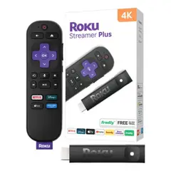 ROKU - Streamer Plus 4k Control a Voz Convertidor Tv A Smart Tv 2026