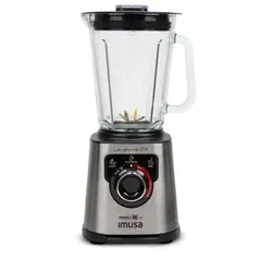 IMUSA - Licuadora 1100W Vaso Vidrio 2L + Accesorios
