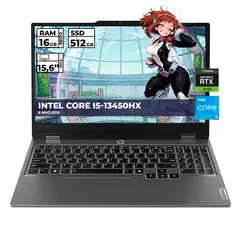 Lenovo - PORTATIL GAMER LOQ INTEL CORE I5-13450HX 16GB RAM 512GB SSD RTX 3050 15.6'' FHD