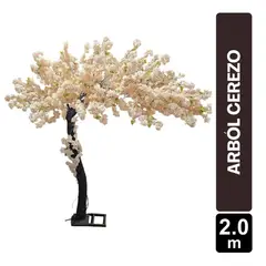 GIO HOME - ARBOL CEREZO 2MT DE 75 RAMAS MELOCOTON 200x200CM