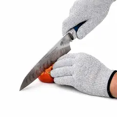 GENERICO - Par de Guantes Resistentes A Cortes Nivel 5 Seguridad Cocina Vidrio x2
