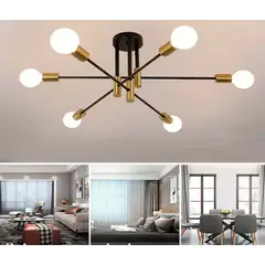 HOME - Lámpara De Techo Moderna Tipo Plafón Estilo Nórdico De Lujo