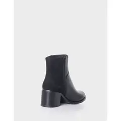 STIVALI - Botin Bianca Cuero Negro