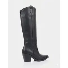 STIVALI - Bota Texana Cameron Cuero Negro