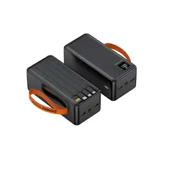 GENERICO - Power Bank 50000mah Cables Integrados Carga Rápida Portátil