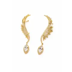 ZYRAL - Aretes Dorado Mujer Marca ZARC02-110