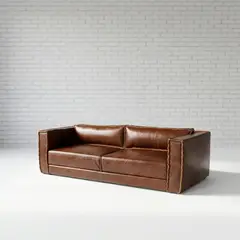 22 GRADOS DECORACION - Sofá Constance 200cm x 100cm Cuero natural