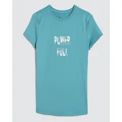 OSTU - Camiseta Para Mujer M/C Marca En Color Azul #40092188