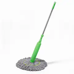 GENERICO - Trapeador de Microfibra con Sistema de Escurrido Fácil