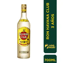 HAVANA CLUB - RON 3 AÑOS 700 ML