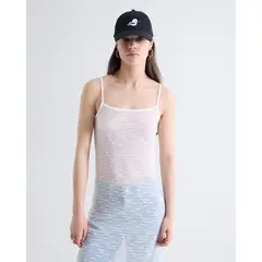 SEVEN SEVEN - Vestido De Tiras Con Encaje Para Mujer Blanco