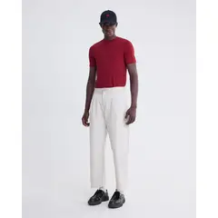 SEVEN SEVEN - Pantalón Barrel Para Hombre Blanco