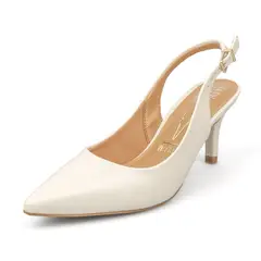 VIZZANO - Tacon Stiletto Medio Napa Garda Blanco Off