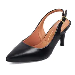 VIZZANO - Tacon Stiletto Medio Napa Garda Negro