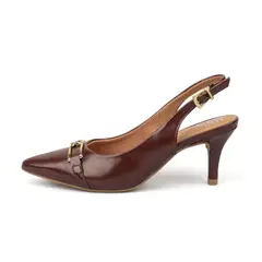 VIZZANO - Tacon Stiletto Medio Napa Imperiale Carmim Oscuro