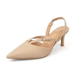 VIZZANO - Tacon Medio Slingback Pelica Beige