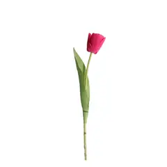 GIO HOME - PACK X6 UNIDADES TULIPAN MEDIANO 35 CM MALVA