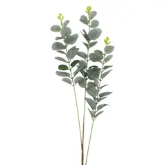 GIO HOME - PACK X3 UNIDADES FOLLAJE EUCALIPTO VERDE MENTA 90CM