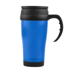 GENERICO - Mug Acrílico Doble Pared 450Ml Y Resistente Al Calor Con Tapa De Seguridad