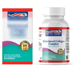 HEALTHY AMERICA - ALIMENTO CON COLAGENO HIDROLIZADO X 60 UNIDADES + VITAMINA C/ H.A.