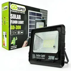 GENERICO - Reflector Lampara Led Panel Solar 30w GD-30H