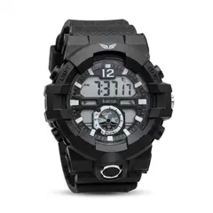 TIME - RELOJ KAIROS NEGRO DIGITAL DM1902D DEPORTIVO SUMERGIBLE + CAJA