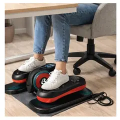 GENERICO - Maquina Eliptica para Piernas y Brazos con Pantalla Digital y Bandas de Resistencia