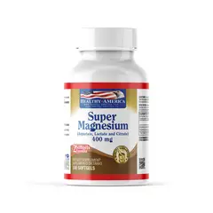HEALTHY AMERICA - Super Magnesio 400mg 100 Capsulas -