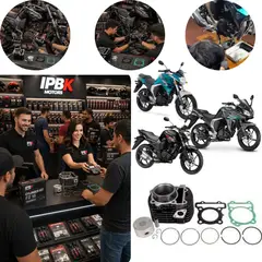 REVO - Kit cilindro completo moto fz 160-190cc repuesto