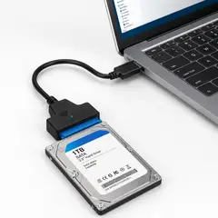 GENERICO - Cable Adaptador Usb 3.0 A Sata 3 Disco Duro 2.5 Hda