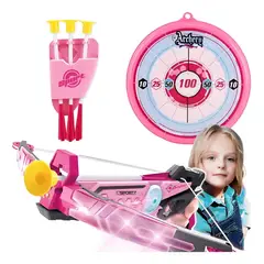 GENERICO - Juguete Arco Flecha Infantil Tipo Ballesta Con Diana Luces