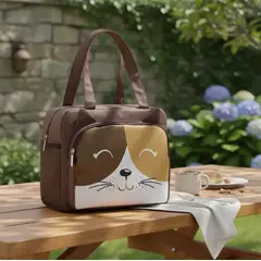 IKSA - Lonchera Espaciosa Térmica De Animalitos Multifuncional