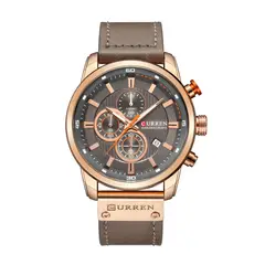 CURREN - Reloj Para Hombre Café Kreb942012