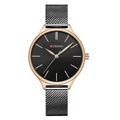 CURREN - Reloj Para Mujer Negro Kreb732001