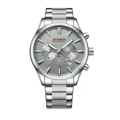 CURREN - Reloj Para Hombre Plateado Kred8901
