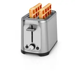 BLACK+DECKER - Tostadora de Pan 2 Puestos Tr 1227 Acero