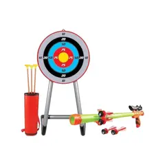 GENERICO - Juego Arco Flecha Y Dardos 2 En 1 Con Diana Infantil