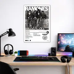 PRINTKING - Cuadro Ramones - Ramones - Punk Rock 30x42cm A3 Afiche Póster