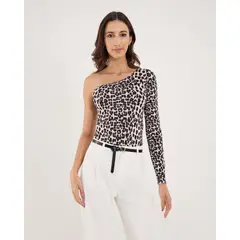 OSTU - Body Para Mujer Manga Larga Marca Beige #40200206