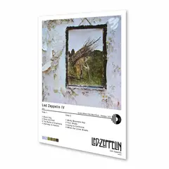 PRINTKING - Póster Led Zeppelin - Led Zeppelin IV - Rock 42x30cm A3 Afiche Fotográfica