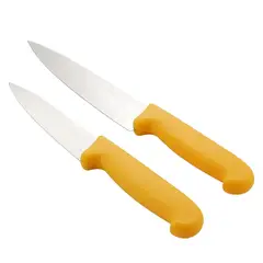 UNIVERSAL - SETX2 CUCHILLOS PRO AMARILLO 6" Y 8"