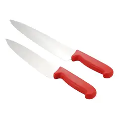 UNIVERSAL - SETX2 CUCHILLOS PRO ROJO 10" Y 12"