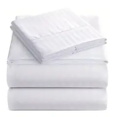 PASTELL - Juego de Sábanas Unicolor Color Blanco 25 cms marca